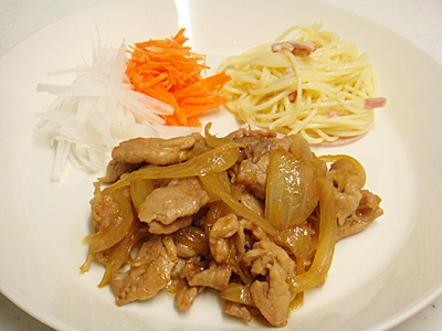 豚しょうが焼き