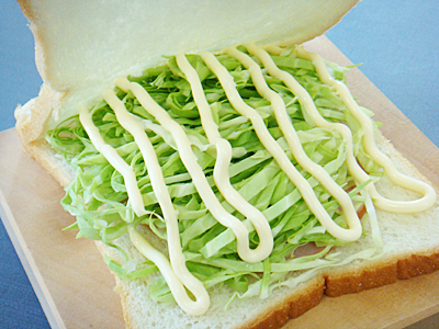 ホットハムキャベサンド