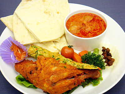 【塾後】インド料理を持ち帰り