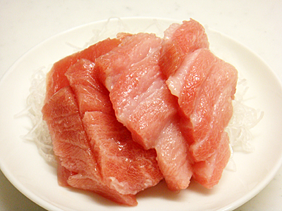 マグロの刺身