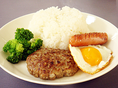 ハンバーグ＆ライス