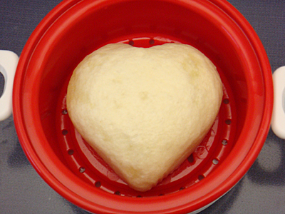 ハート豚まん♡