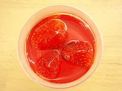 いちごゼリー