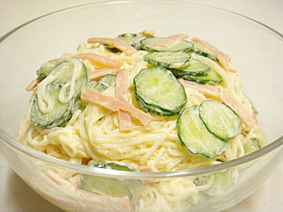 そうめんサラダ