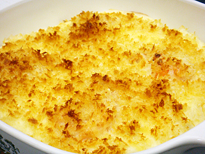 海老とマカロニのグラタン