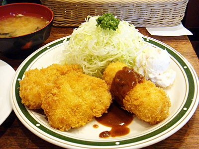 揚げ物専門店でランチ♪