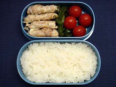 10/3 豚肉の紫蘇チーズ巻き弁当