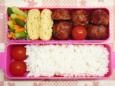 4/18 ミートボール弁当