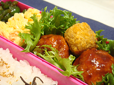 4/23 ミートボール弁当